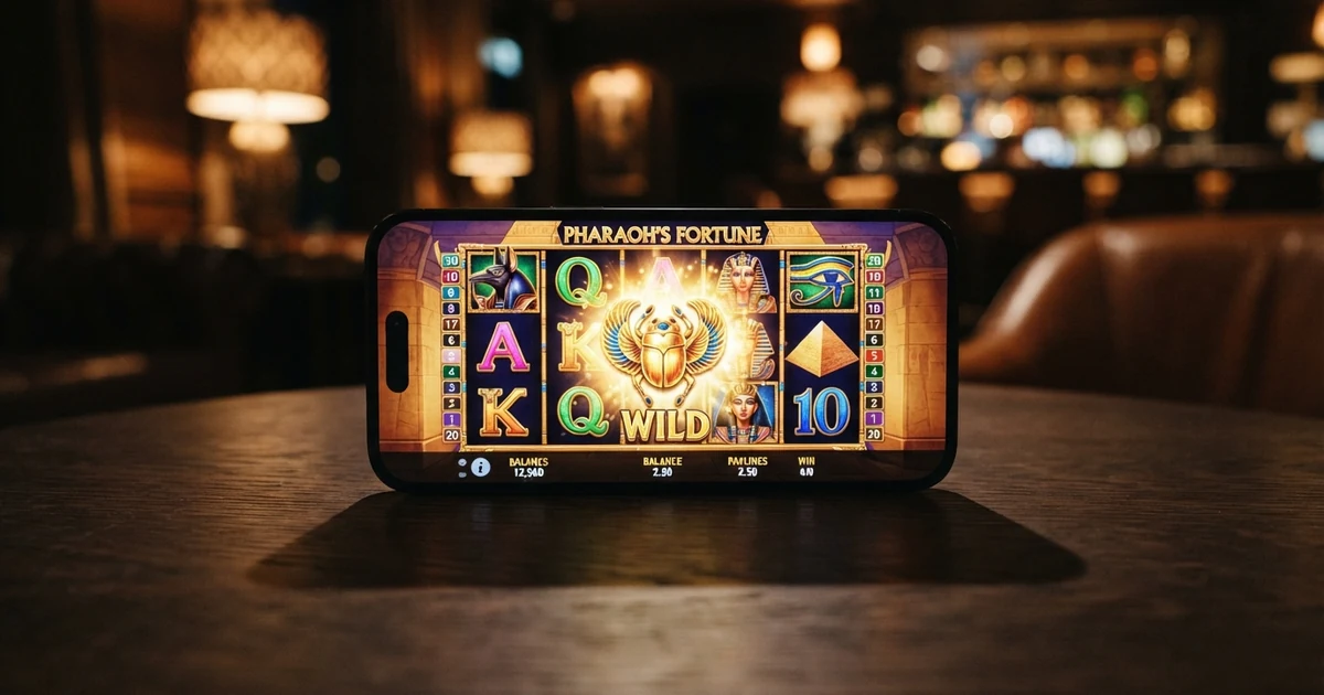 Spielbildschirm des Legacy of Dead Slots mit fünf Walzen, ägyptischen Symbolen und der Play'n GO-Markenleiste