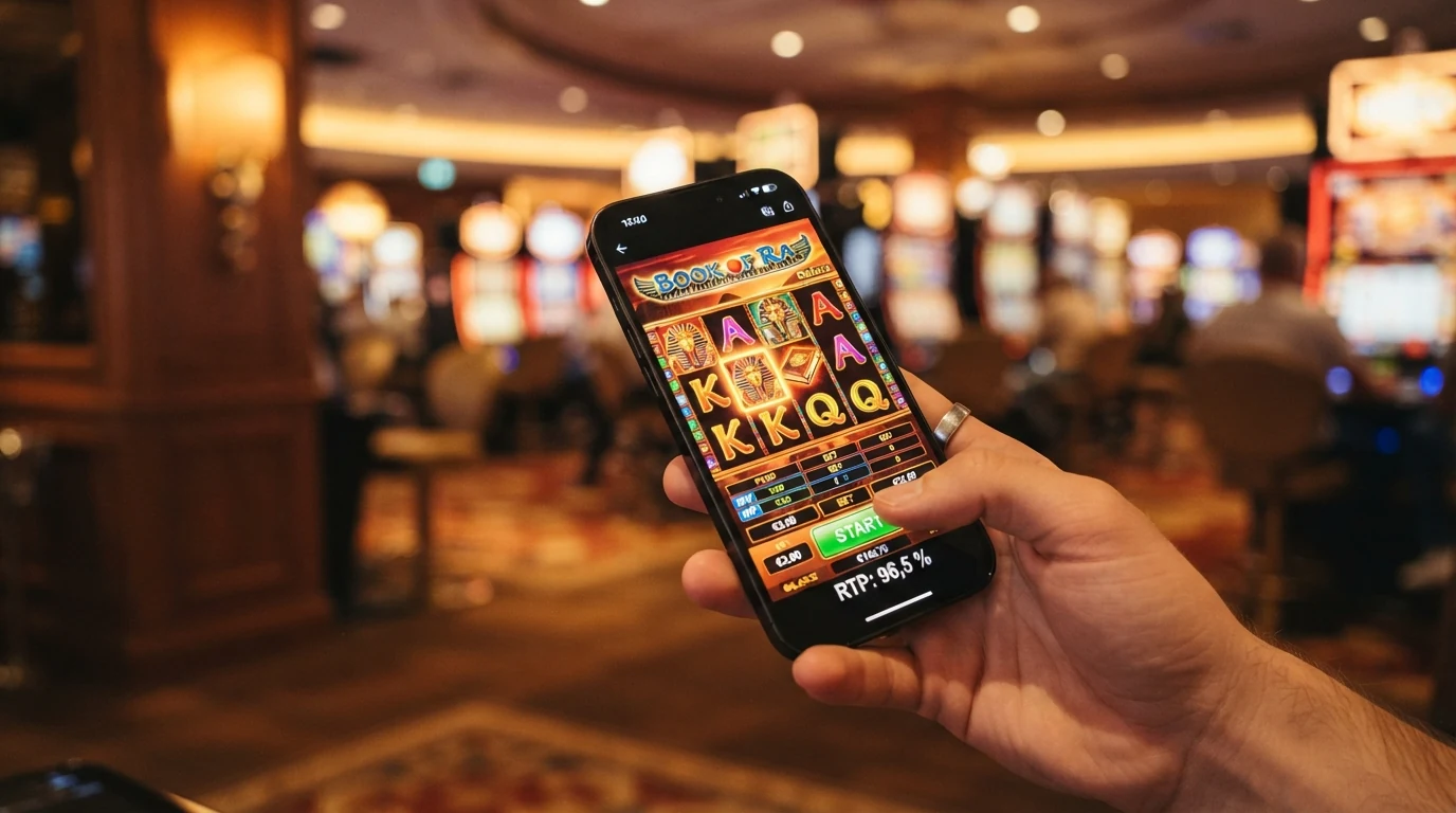 Spielautomat Sweet Bonanza von Pragmatic Play auf einem Smartphone-Bildschirm mit sichtbarem Wettfeld und Gewinntabelle