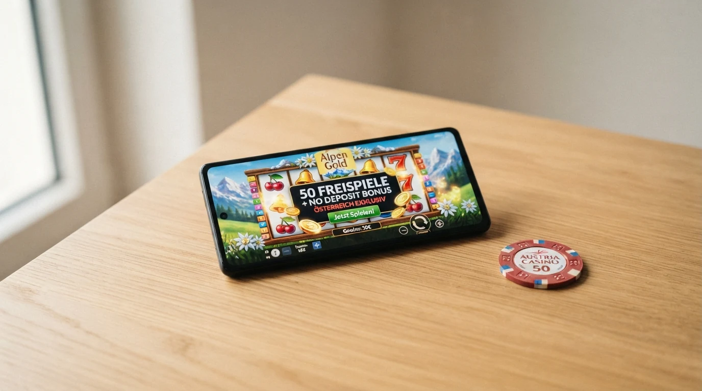 Eine grafische Gegenüberstellung: links ein durchgestrichenes „50 € Bargeld", rechts ein leuchtendes „50 Freispiele"-Symbol mit Slot-Walzen im Hintergrund