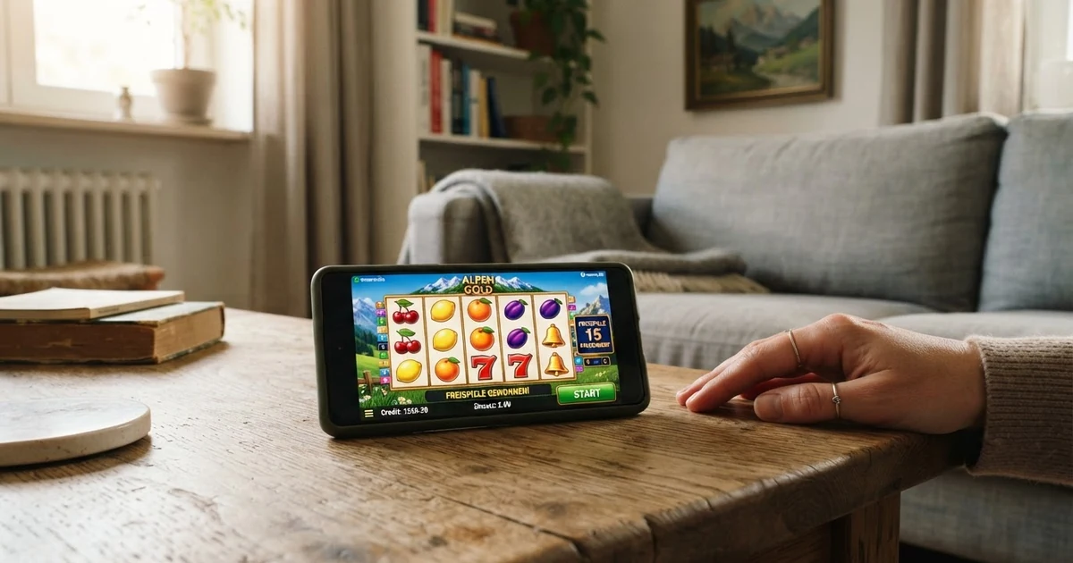 Browser-Fenster mit einem geöffneten Gratis-Slot-Spiel, kein Registrierungsformular und keine Zahlungsaufforderung im Bild sichtbar