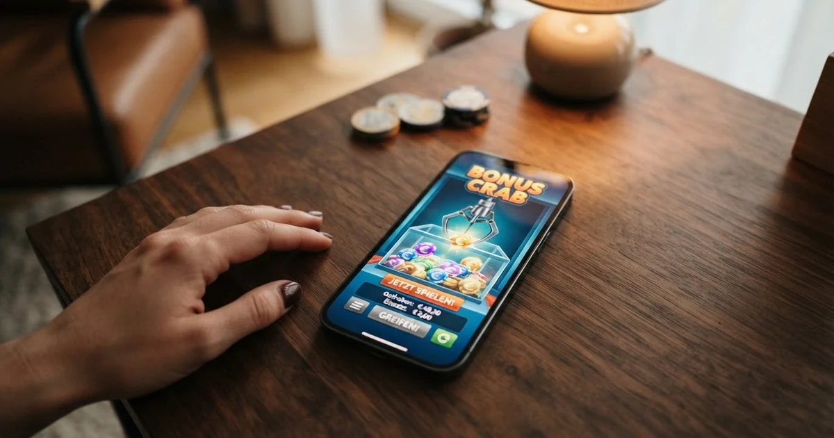 Eine Übersichtstabelle mit Logos, Bonusbeträgen und Lizenzangaben der zehn geprüften Bonus-Crab-Casinos