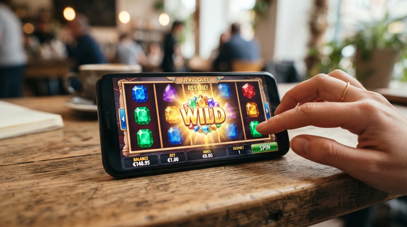 Die fünf Walzen des Starburst-Originals im Spielverlauf mit einem Expanding-Wild auf Walze drei
