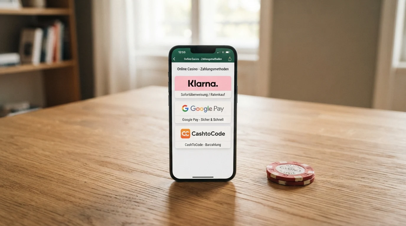 Übersicht der Zahlungssymbole: Klarna, Google Pay, CashtoCode und weitere